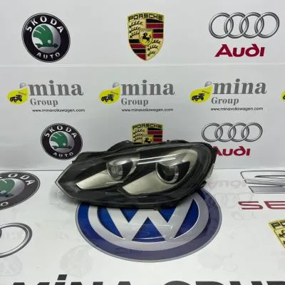 Volkswagen Golf 6 2009 - 2012 Sağ Far Zenon